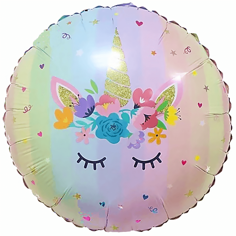 Волшебный единорог в цветах, 46 см Волшебный единорог в цветах, 46 см